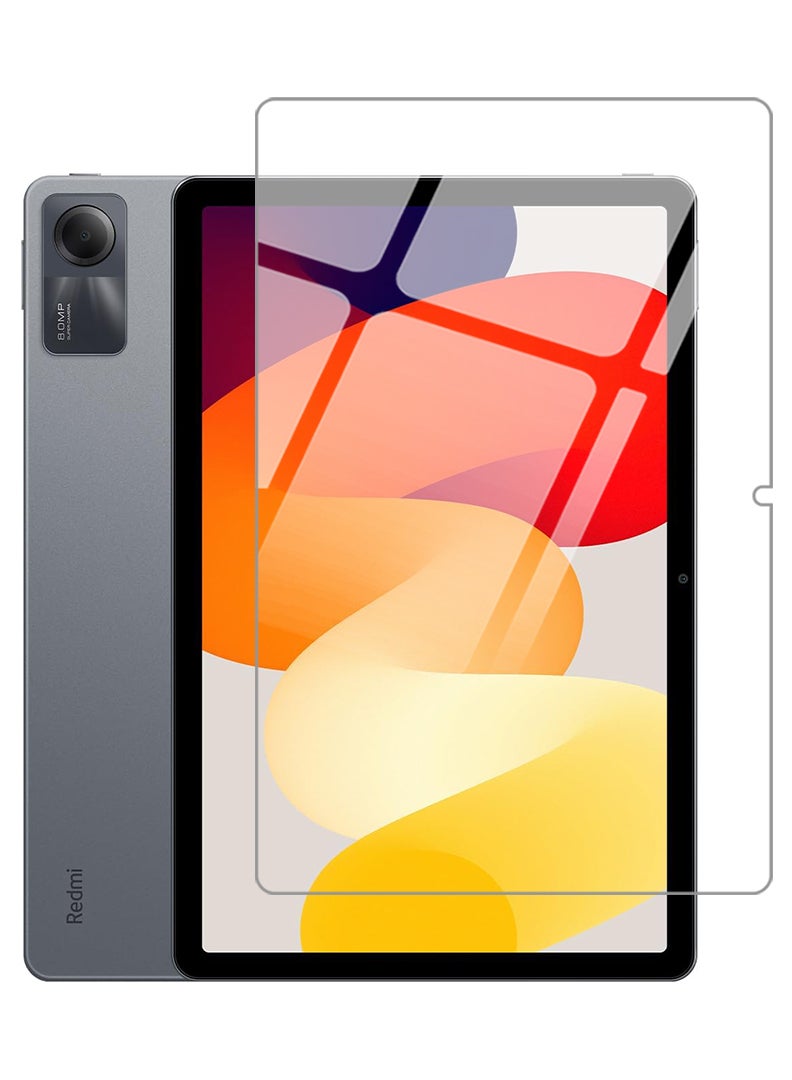 ثيودور واقي شاشة لجهاز Redmi Pad SE 11 بوصة 2023، زجاج مقسى بصلابة 9H، سهل التركيب وخالي من الفقاعات، تغطية كاملة وحافظة مضادة للخدش - شفاف - Image 1